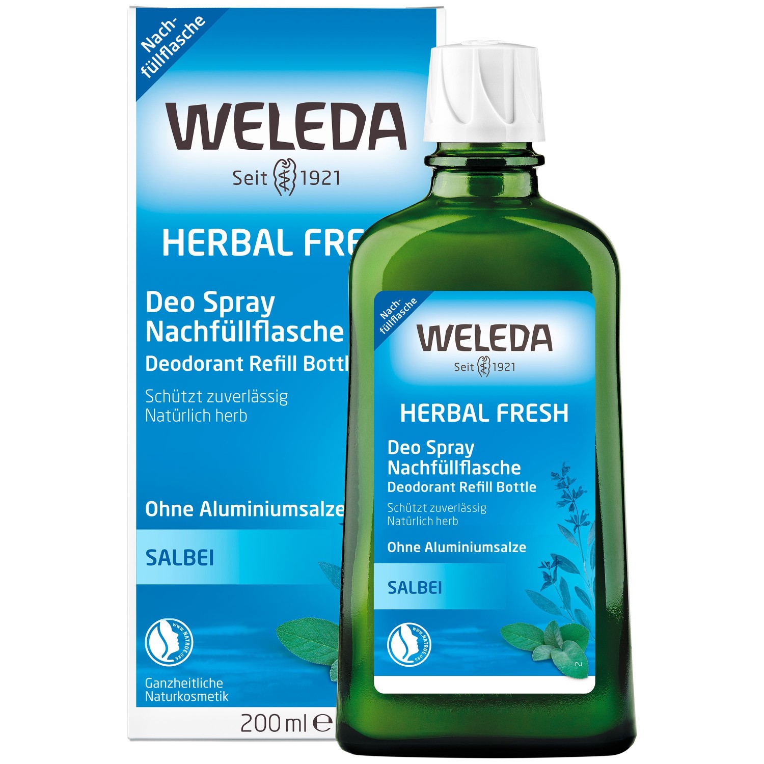 Дезодорант herbal fresh deo spray salbei nachfüllflasche Weleda, объем 200 мл
Дезодорант herbal fresh deo spray salbei nachfüllflasche Weleda, объем 200 мл