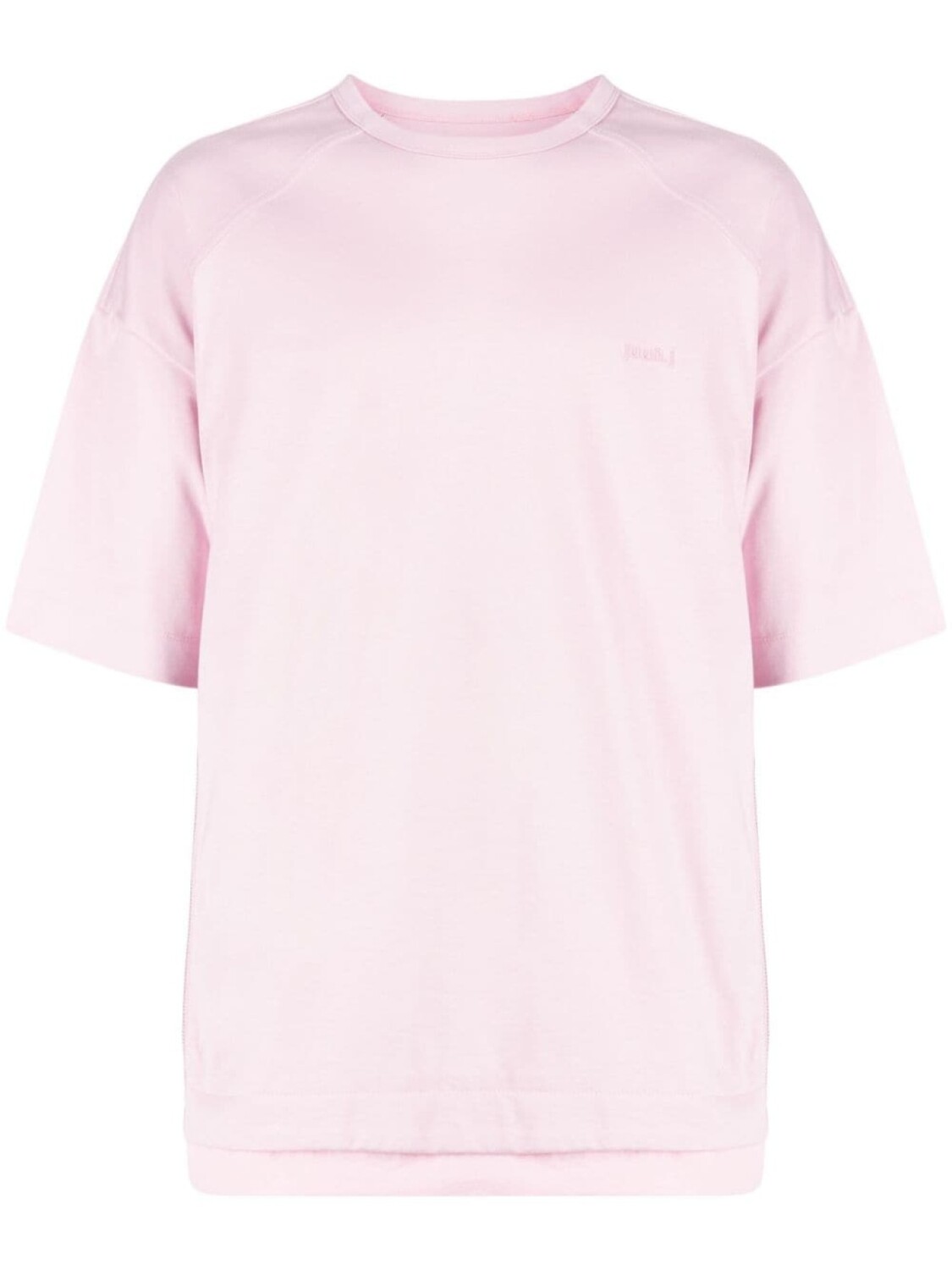 Футболка с молнией сбоку Juun.J, розовый 
Футболка с молнией сбоку Juun.J, розовый