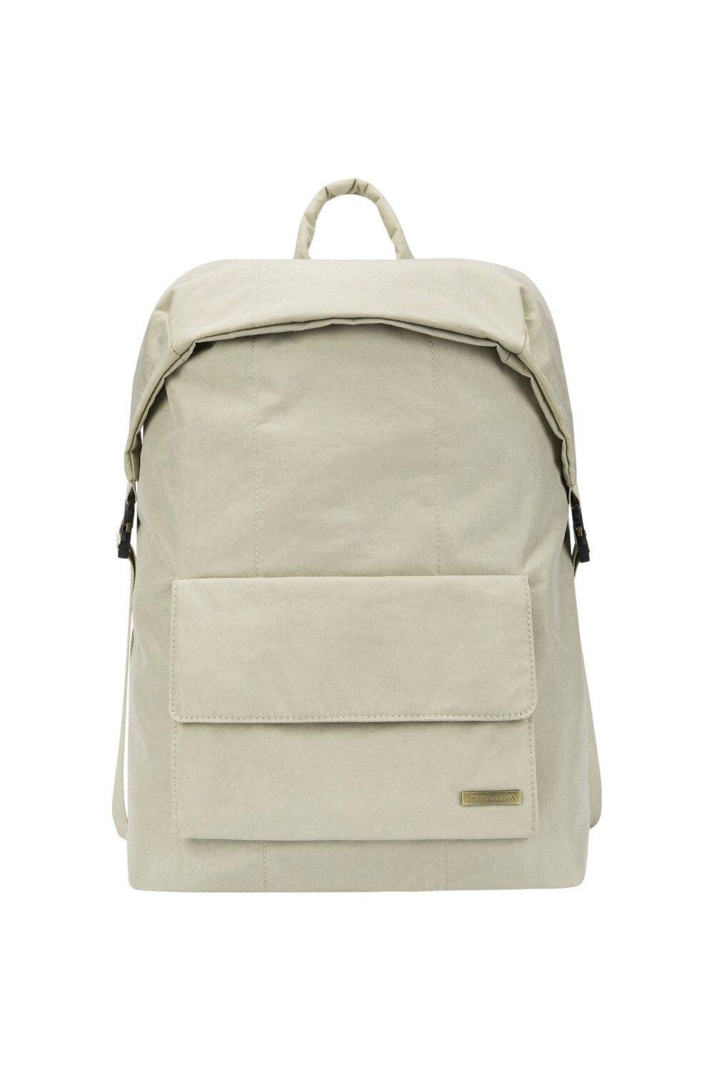 Нейлоновый рюкзак с клапаном Smith and Canova, серый
Нейлоновый рюкзак с клапаном Smith and Canova, серый