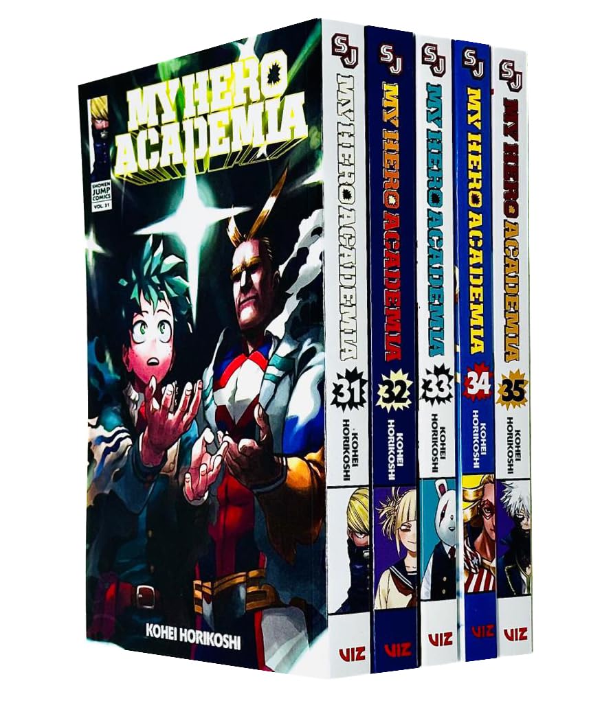 My Hero Academia 5 Books Collection Set Volumes (31-35) By Kohei Horikoshi (Viz Media Ltd)
My Hero Academia 5 Books Collection Set Volumes (31-35) By Kohei Horikoshi (Viz Media Ltd)