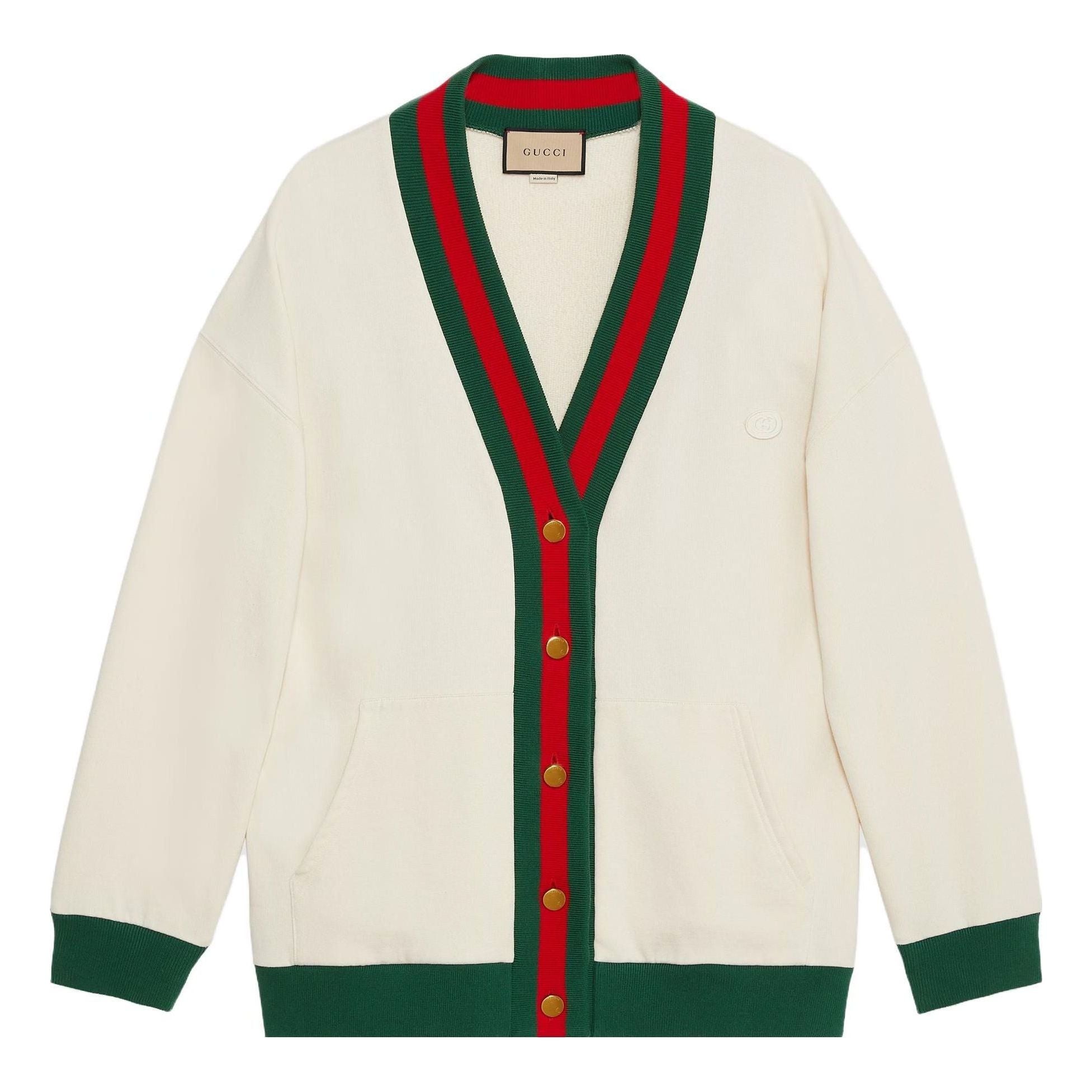 Кардиган Gucci Cotton Jersey Cardigan With Web 'Off White' 752190-XJFV6-9150, белый
Кардиган Gucci Cotton Jersey Cardigan With Web 'Off White' 752190-XJFV6-9150, белый