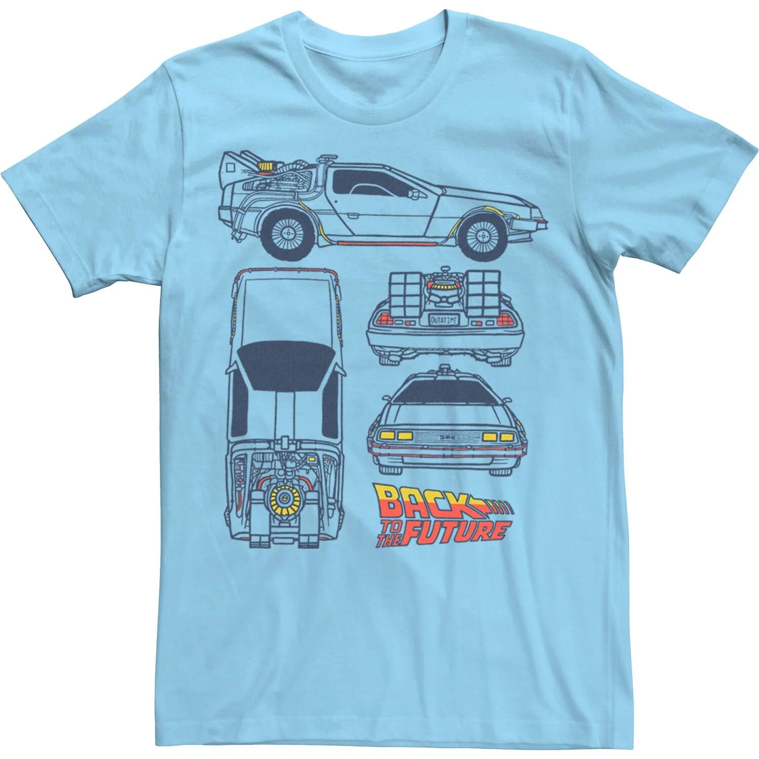Мужская футболка с логотипом «Назад в будущее» DeLorean Blueprint Licensed Character
Мужская футболка с логотипом «Назад в будущее» DeLorean Blueprint Licensed Character