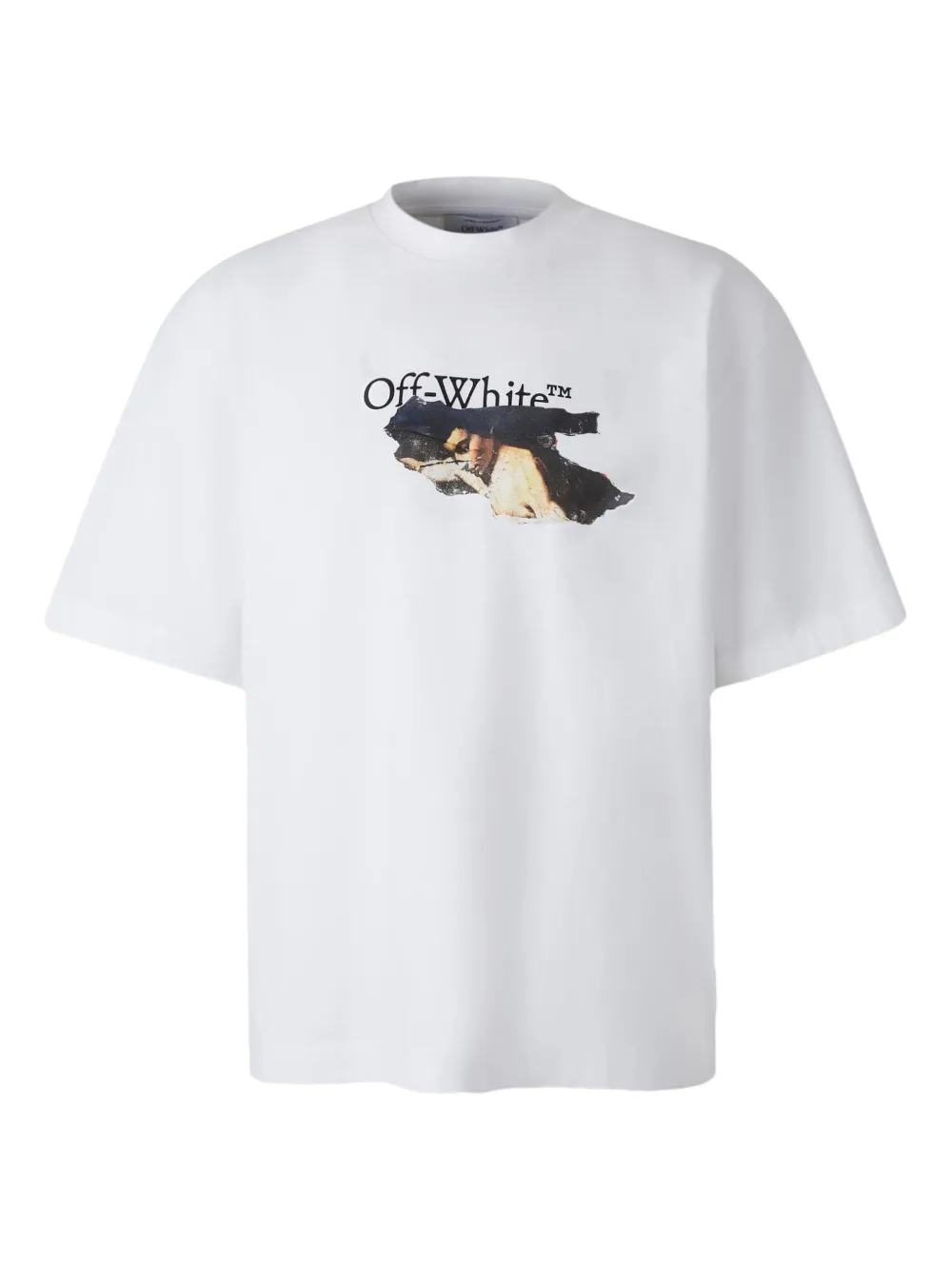 Футболка с графичным логотипом Off-White, белый
Футболка с графичным логотипом Off-White, белый