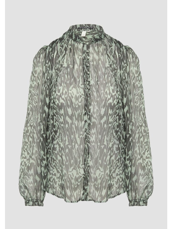 Блузка в цвете 72A0_зеленый шалфей QS
Блузка в цвете 72A0_зеленый шалфей QS