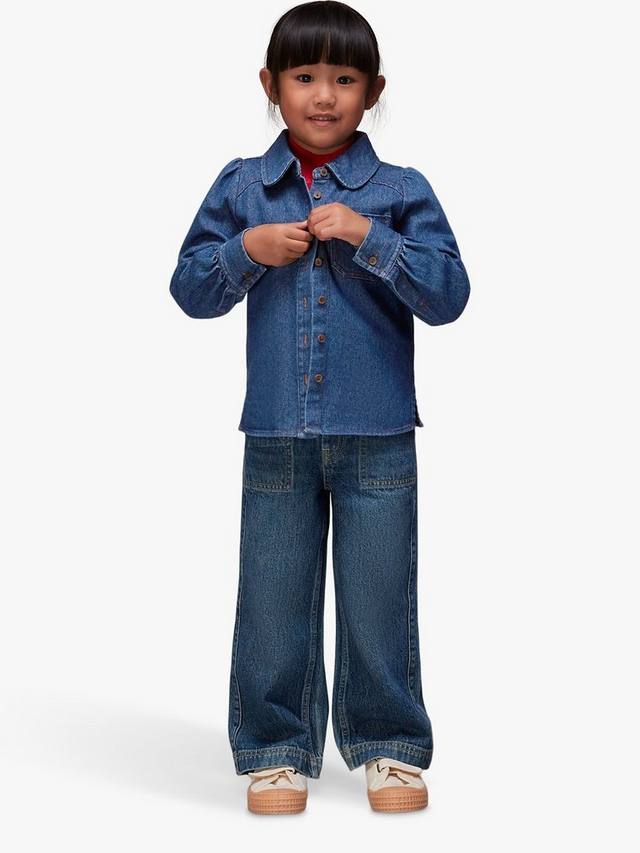 Детская рубашка из денима цвета hazel Whistles, Blue
Детская рубашка из денима цвета hazel Whistles, Blue
