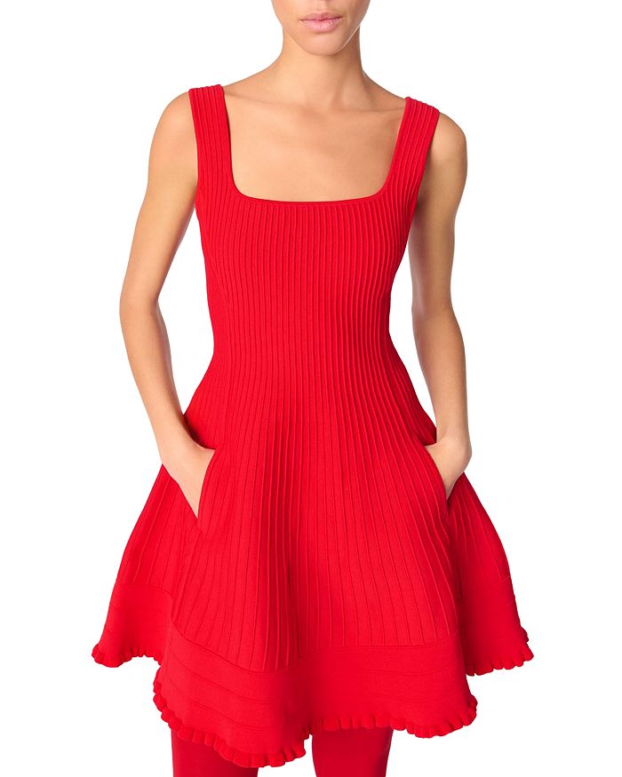 Короткое трикотажное платье Maje, красный
Короткое трикотажное платье Maje, красный