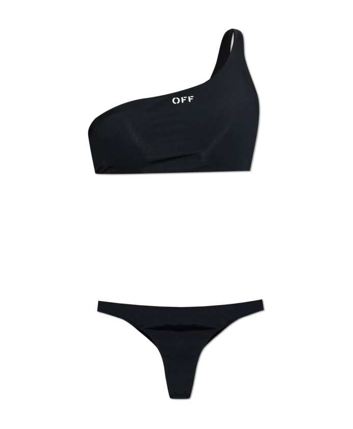 Бикини на одно плечо от Stamp Off White, черный
Бикини на одно плечо от Stamp Off White, черный