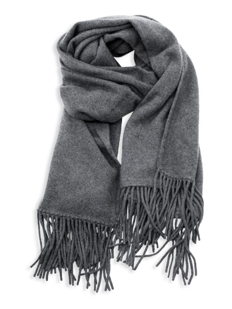 Кашемировый шарф с бахромой Portolano, цвет Heather Grey
Кашемировый шарф с бахромой Portolano, цвет Heather Grey