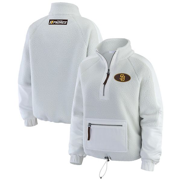 Женская серая куртка-полузип Polar Fleece San Diego Padres Wear By Erin Andrews
Женская серая куртка-полузип Polar Fleece San Diego Padres Wear By Erin Andrews