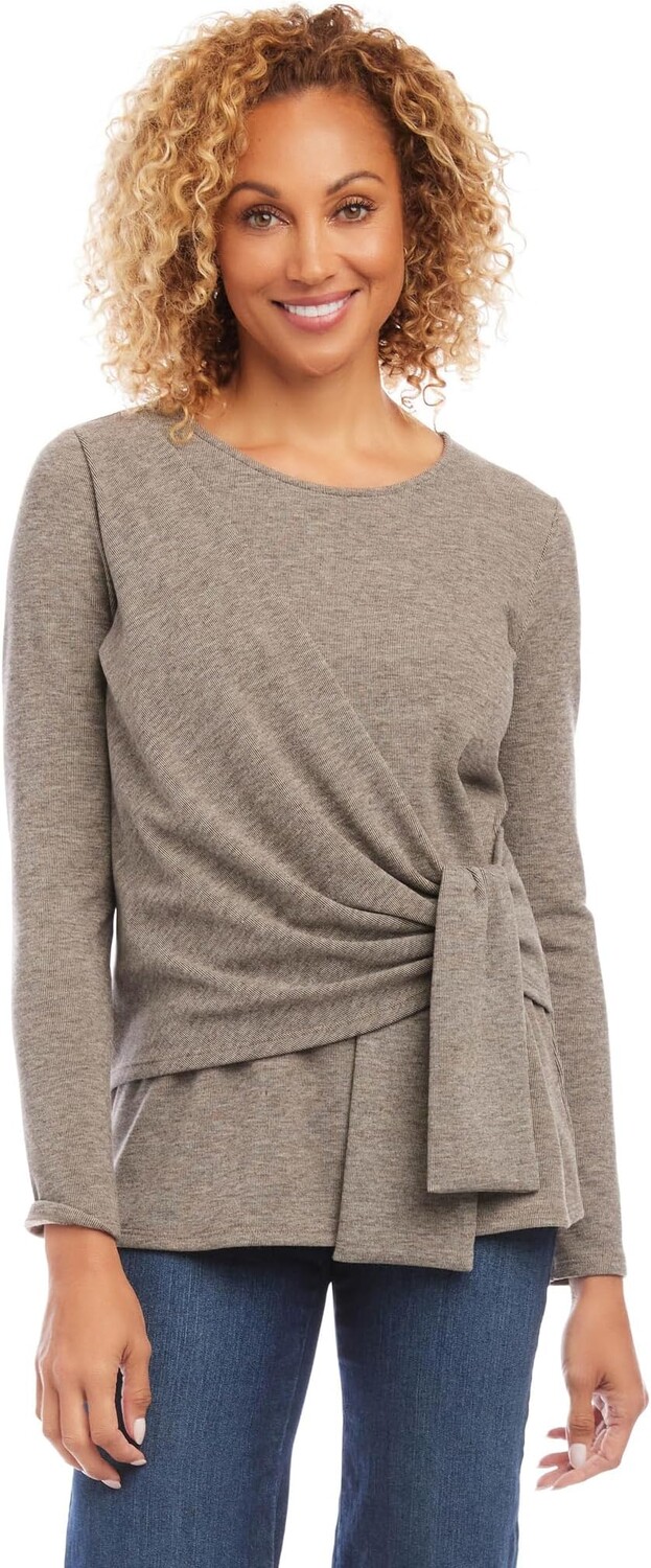 Топ Karen Kane Drape Front Top, серо-коричневый
Топ Karen Kane Drape Front Top, серо-коричневый