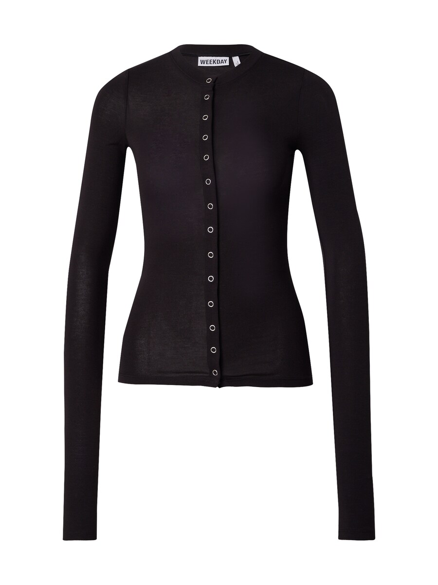 Рубашка WEEKDAY Mia, черный
Рубашка WEEKDAY Mia, черный