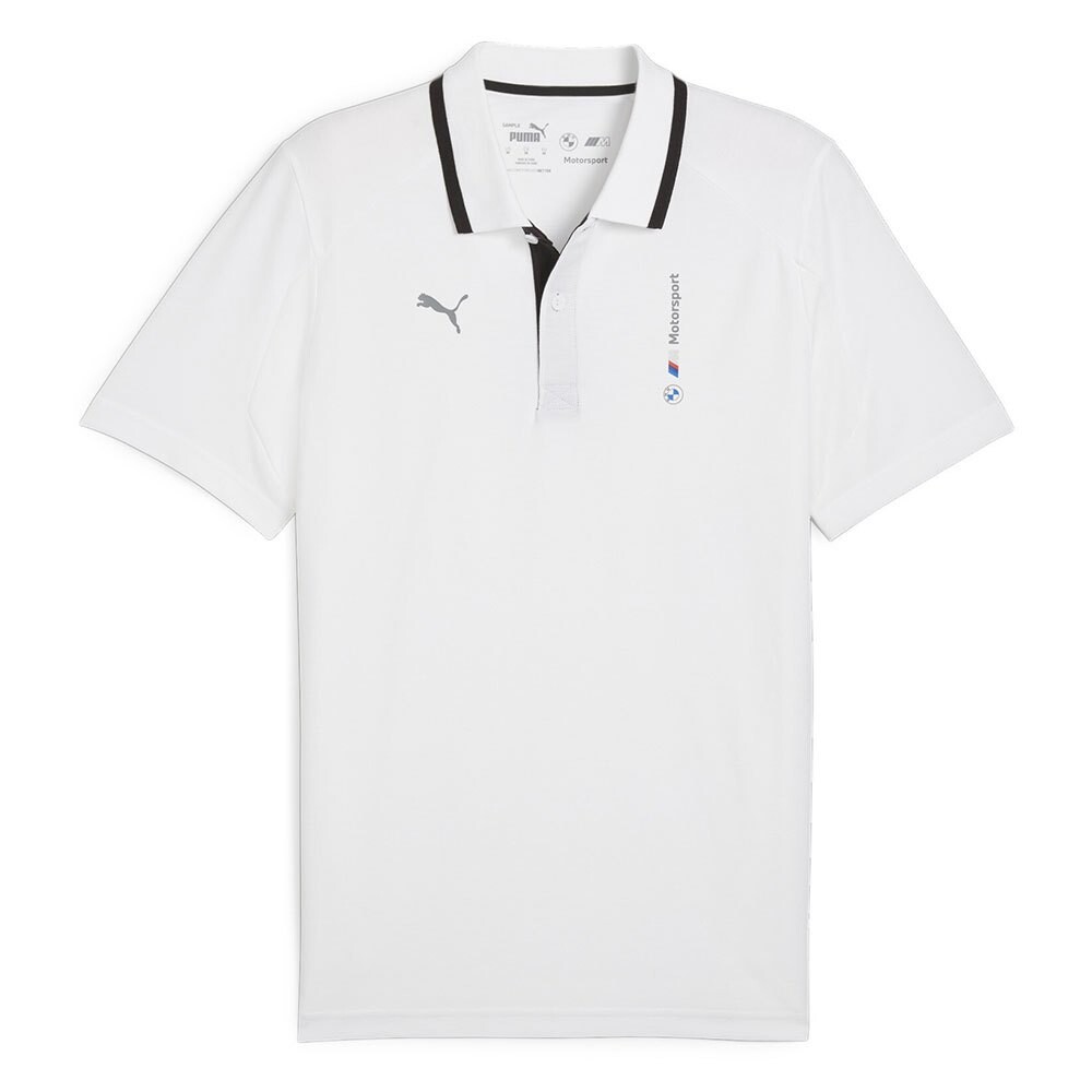 Поло с коротким рукавом Puma BMW MMS, белый 
Поло с коротким рукавом Puma BMW MMS, белый
