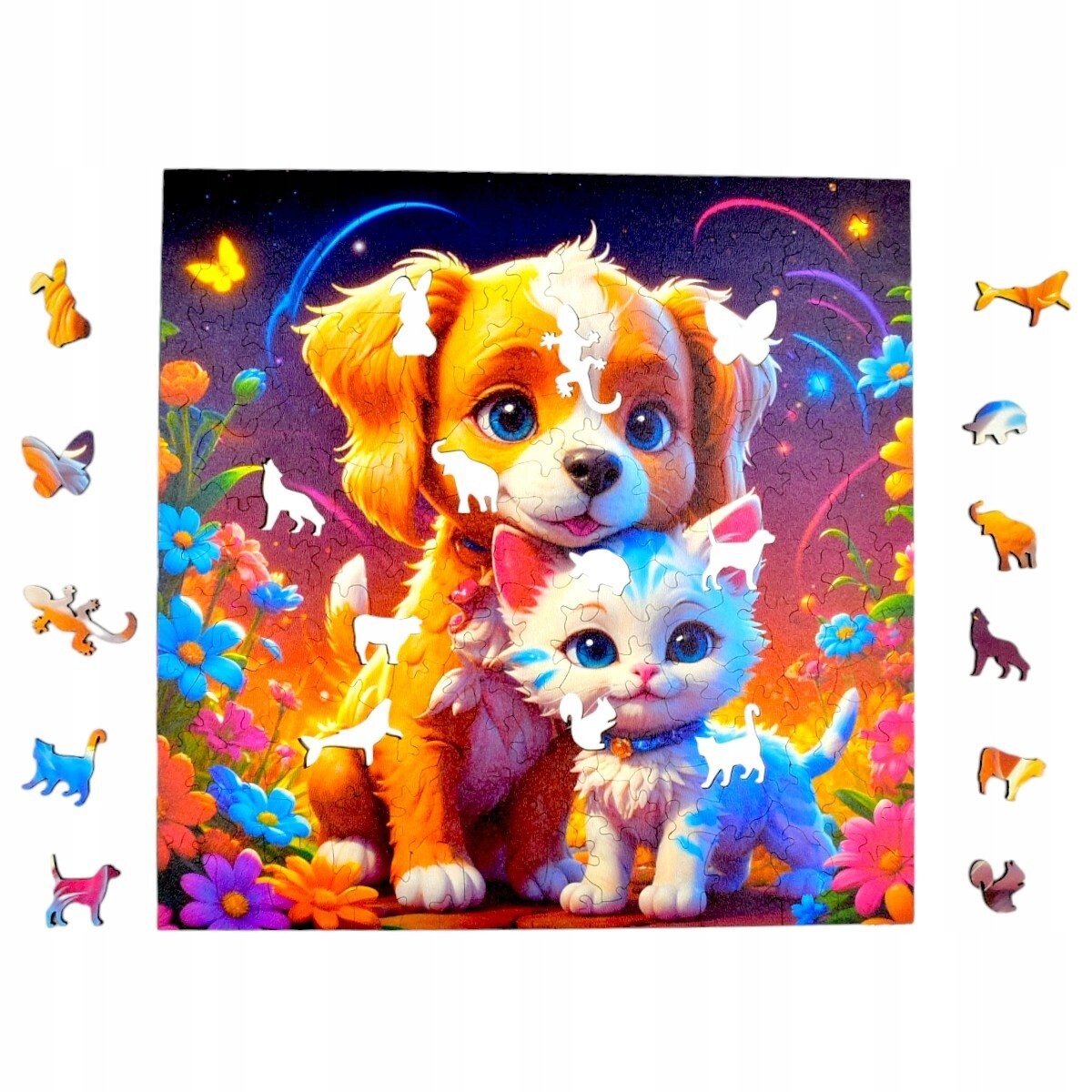 Пазл Кошка и Собака Mruu&Pruu 25 х 25 см 150 деталей Деревянный пазл
Пазл Кошка и Собака Mruu&Pruu 25 х 25 см 150 деталей Деревянный пазл