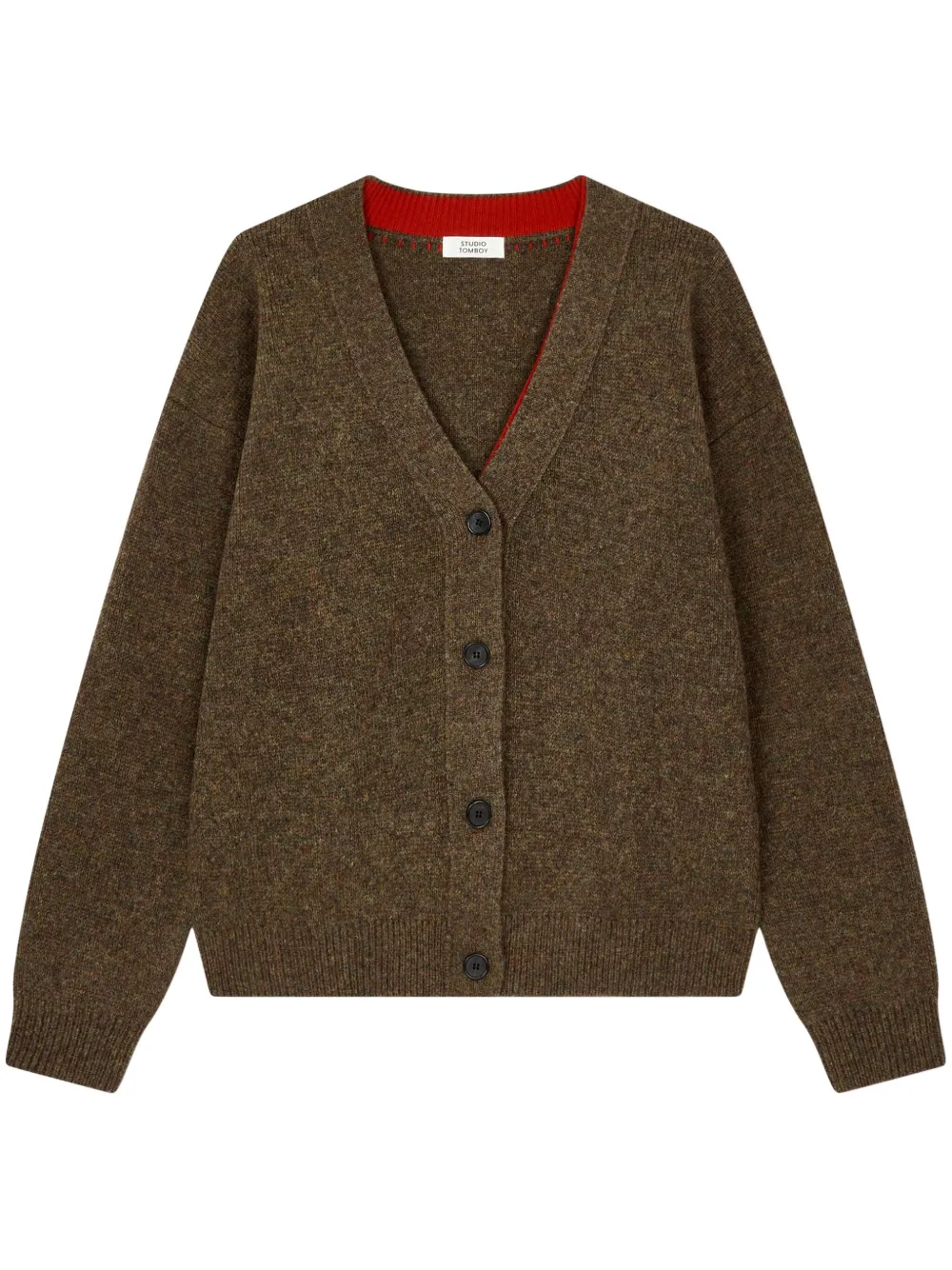 Шерстяной кардиган STUDIO TOMBOY, коричневый
Шерстяной кардиган STUDIO TOMBOY, коричневый