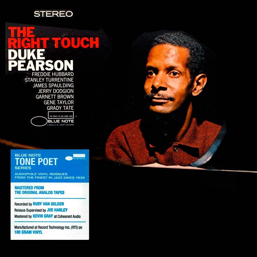 Виниловая пластинка DUKE PEARSON - THE RIGHT TOUCH LP (BLUE NOTE TONE POET SERIES)
Виниловая пластинка DUKE PEARSON - THE RIGHT TOUCH LP (BLUE NOTE TONE POET SERIES)