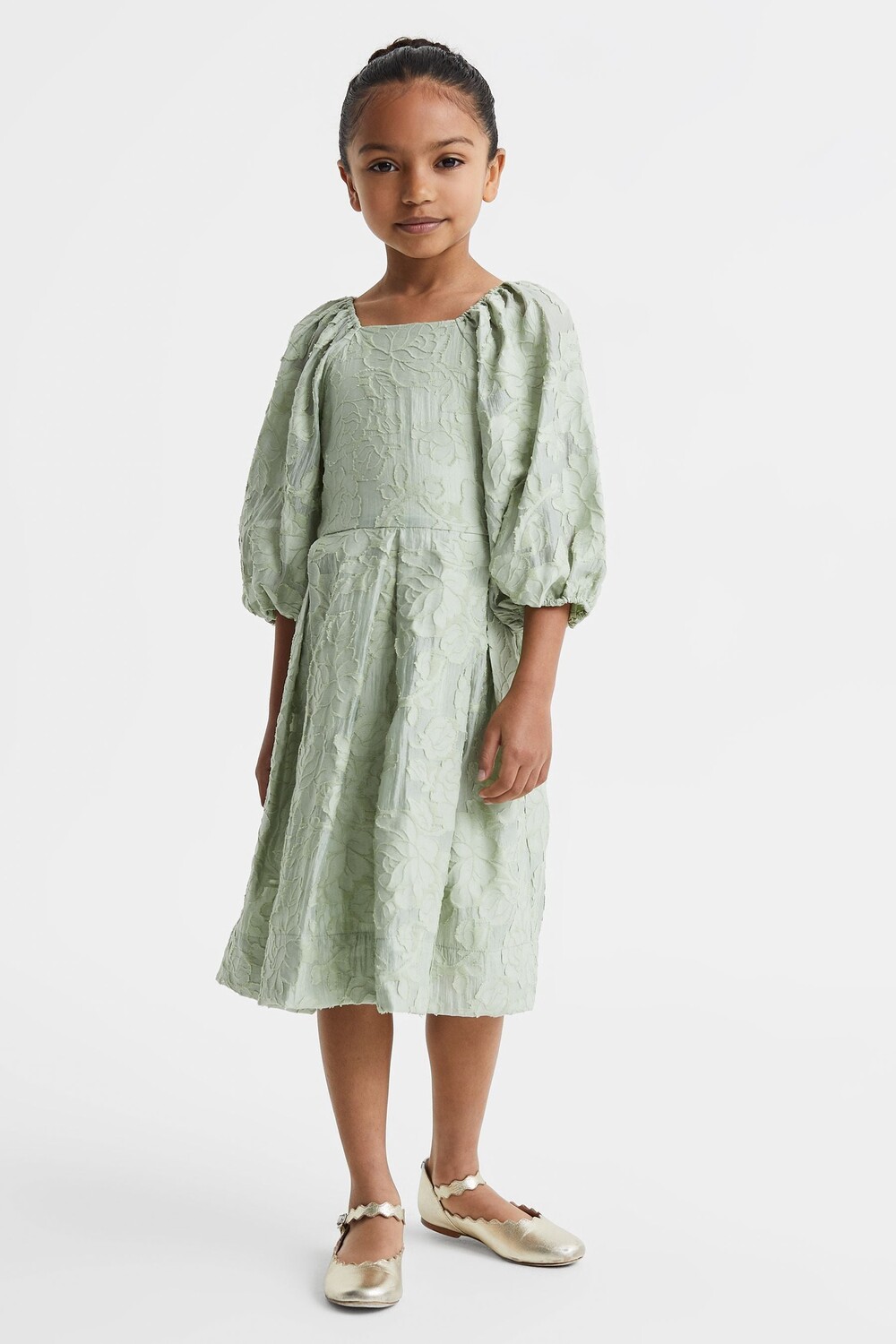 Жаккардовое платье Thea с объемными рукавами Reiss, мультиколор
Жаккардовое платье Thea с объемными рукавами Reiss, мультиколор