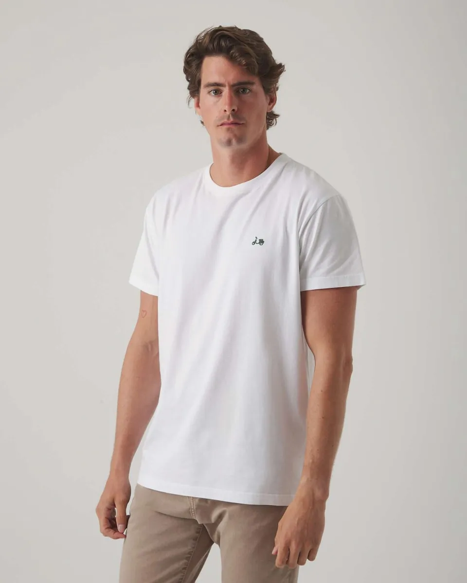 Мужская белая футболка с коротким рукавом Scotta 1985, белый
Мужская белая футболка с коротким рукавом Scotta 1985, белый