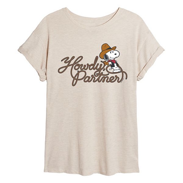Футболка Snoopy Juniors' Peanuts Howdy, Partner Licensed Character, Beige
Футболка Snoopy Juniors' Peanuts Howdy, Partner Licensed Character, Beige
