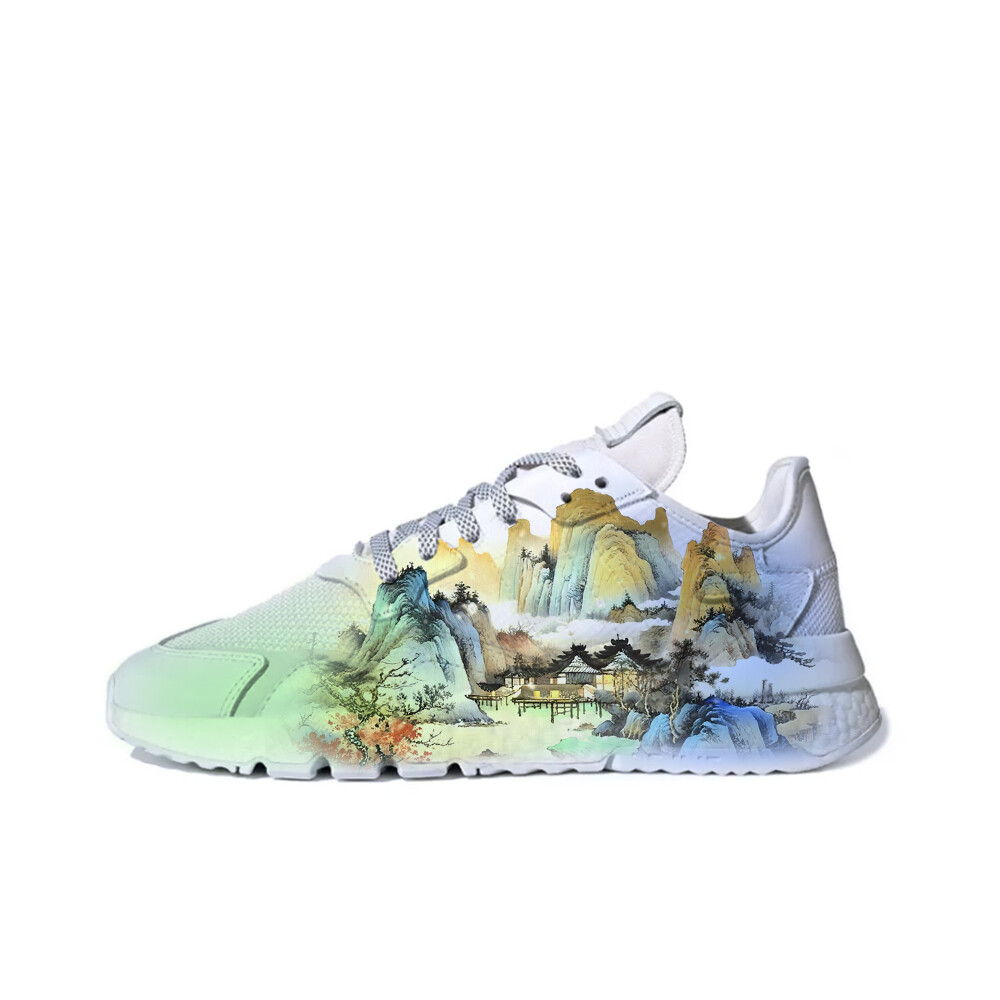 Кроссовки adidas originals Nite Jogger Lifestyle Shoes Unisex Low-top White, Blue-green, белый/синий/зеленый
Кроссовки adidas originals Nite Jogger Lifestyle Shoes Unisex Low-top White, Blue-green, белый/синий/зеленый