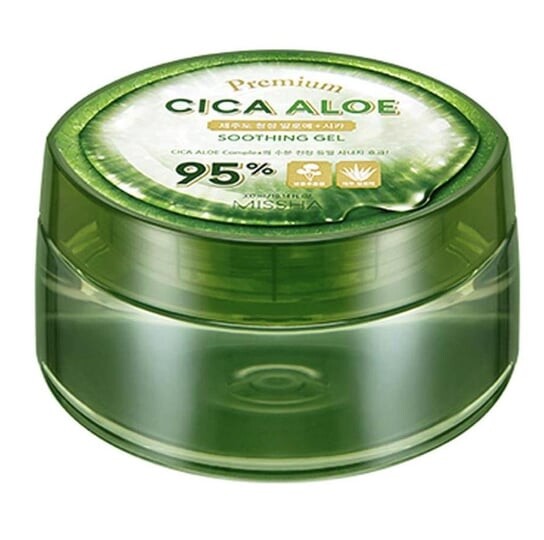Успокаивающий гель с алоэ, 300мл Missha Premium Cica Aloe Soothing Gel
Успокаивающий гель с алоэ, 300мл Missha Premium Cica Aloe Soothing Gel