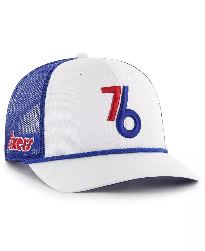 Мужская белая/королевская кепка Trucker Adjustable Philadelphia 76ers 2024/25 City Edition '47 Brand
Мужская белая/королевская кепка Trucker Adjustable Philadelphia 76ers 2024/25 City Edition '47 Brand