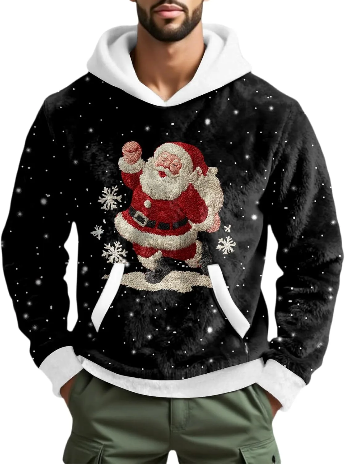 Уродливый рождественский худи для мужчин зимний шерпа пуловер FQZWONG
Уродливый рождественский худи для мужчин зимний шерпа пуловер FQZWONG