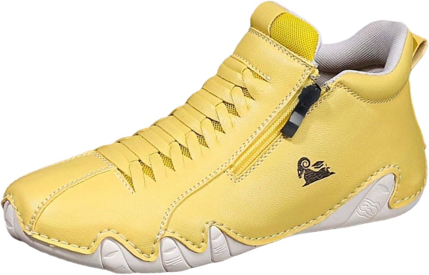 Женские и мужские повседневные модные кожаные кроссовки, противоскользящие, для вождения и ходьбы, высокие ботинки чукка, из натуральной кожи, без шнурков, легкие спортивные туфли, обувь для ходьбы и вождения, походов и кемпинга Toumov, желтый
Женские и мужские повседневные модные кожаные кроссовки, противоскользящие, для вождения и ходьбы, высокие ботинки чукка, из натуральной кожи, без шнурков, легкие спортивные туфли, обувь для ходьбы и вождения, походов и кемпинга Toumov, желтый