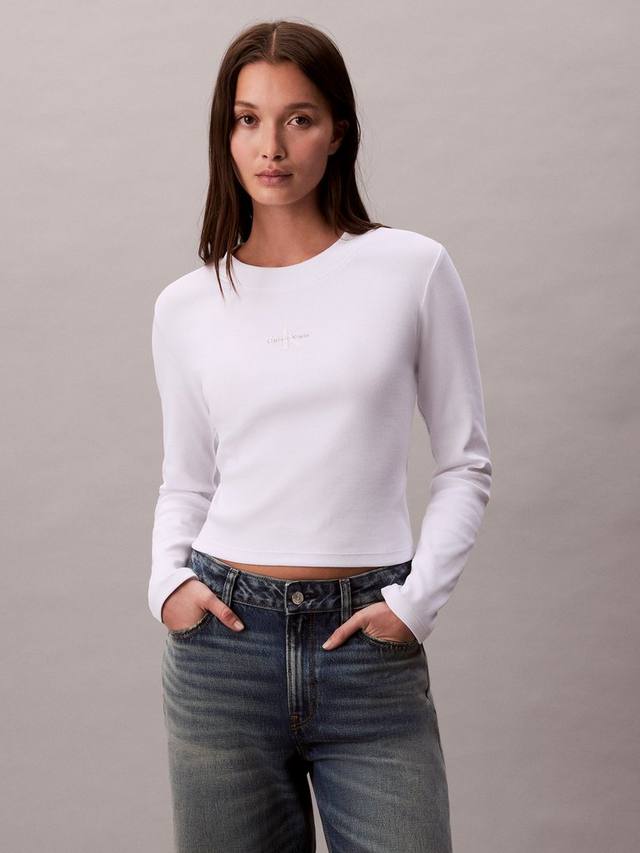 Топ Slim Fit с логотипом Calvin Klein, Brilliant White
Топ Slim Fit с логотипом Calvin Klein, Brilliant White