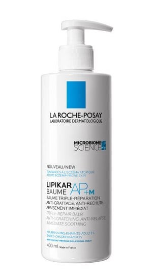 Регенерирующий бальзам тройного действия, 400 мл La Roche-Posay Lipikar AP+M
Регенерирующий бальзам тройного действия, 400 мл La Roche-Posay Lipikar AP+M