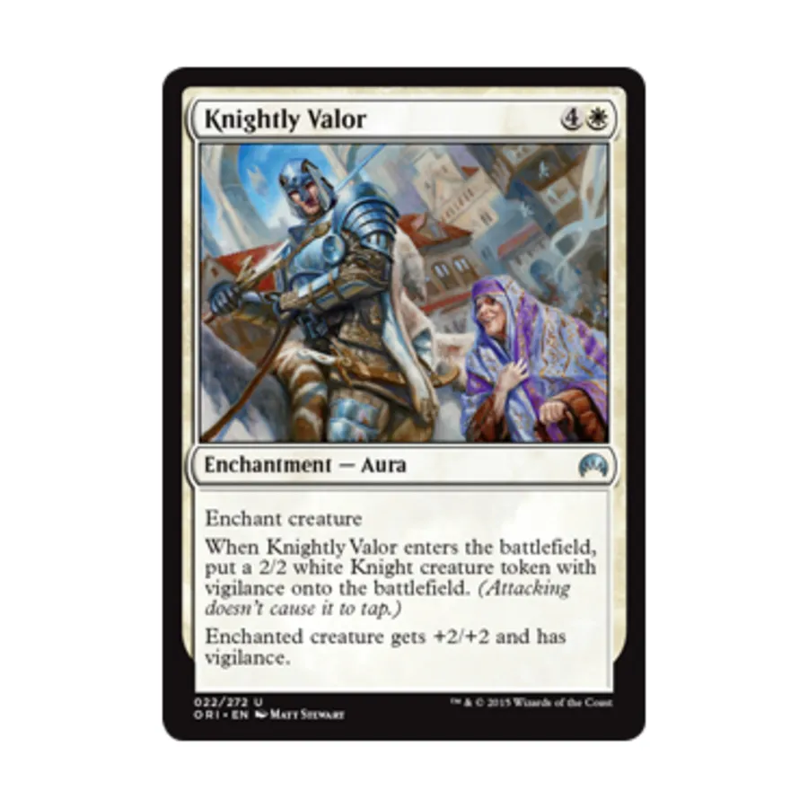 CCG Рыцарская доблесть (U) (фольга), MTG - Magic Origins
CCG Рыцарская доблесть (U) (фольга), MTG - Magic Origins