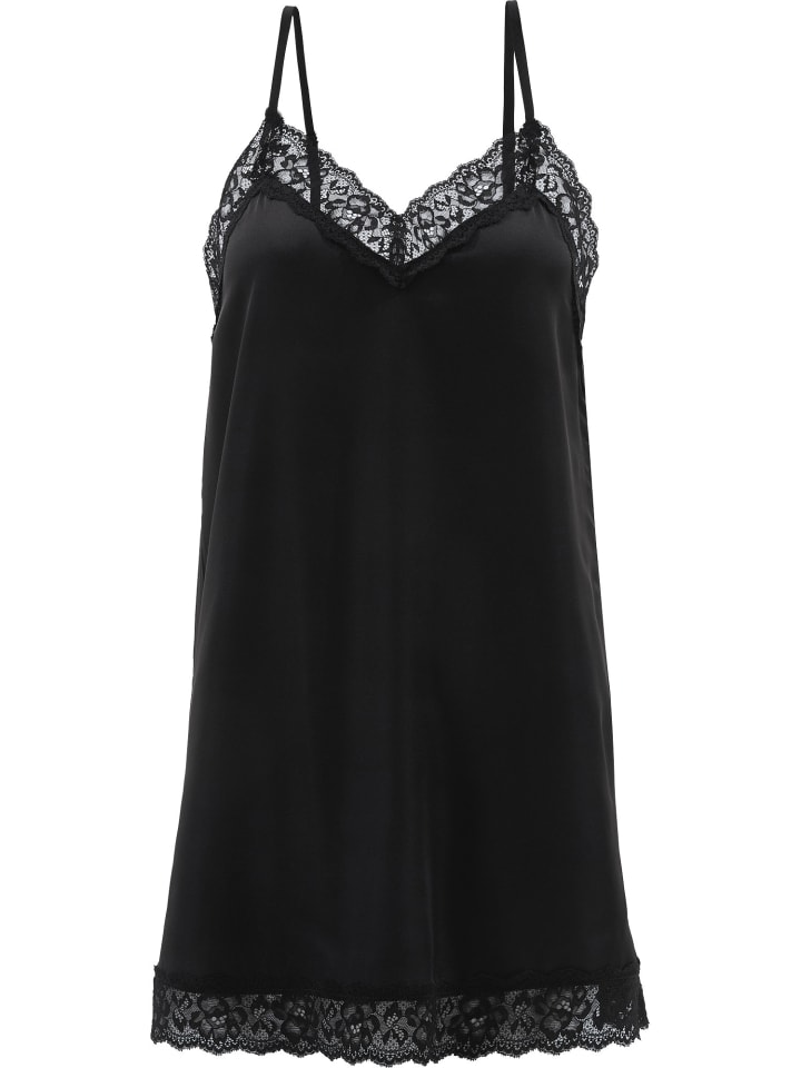 Атласная ночная рубашка черного цвета Erwin Müller
Атласная ночная рубашка черного цвета Erwin Müller