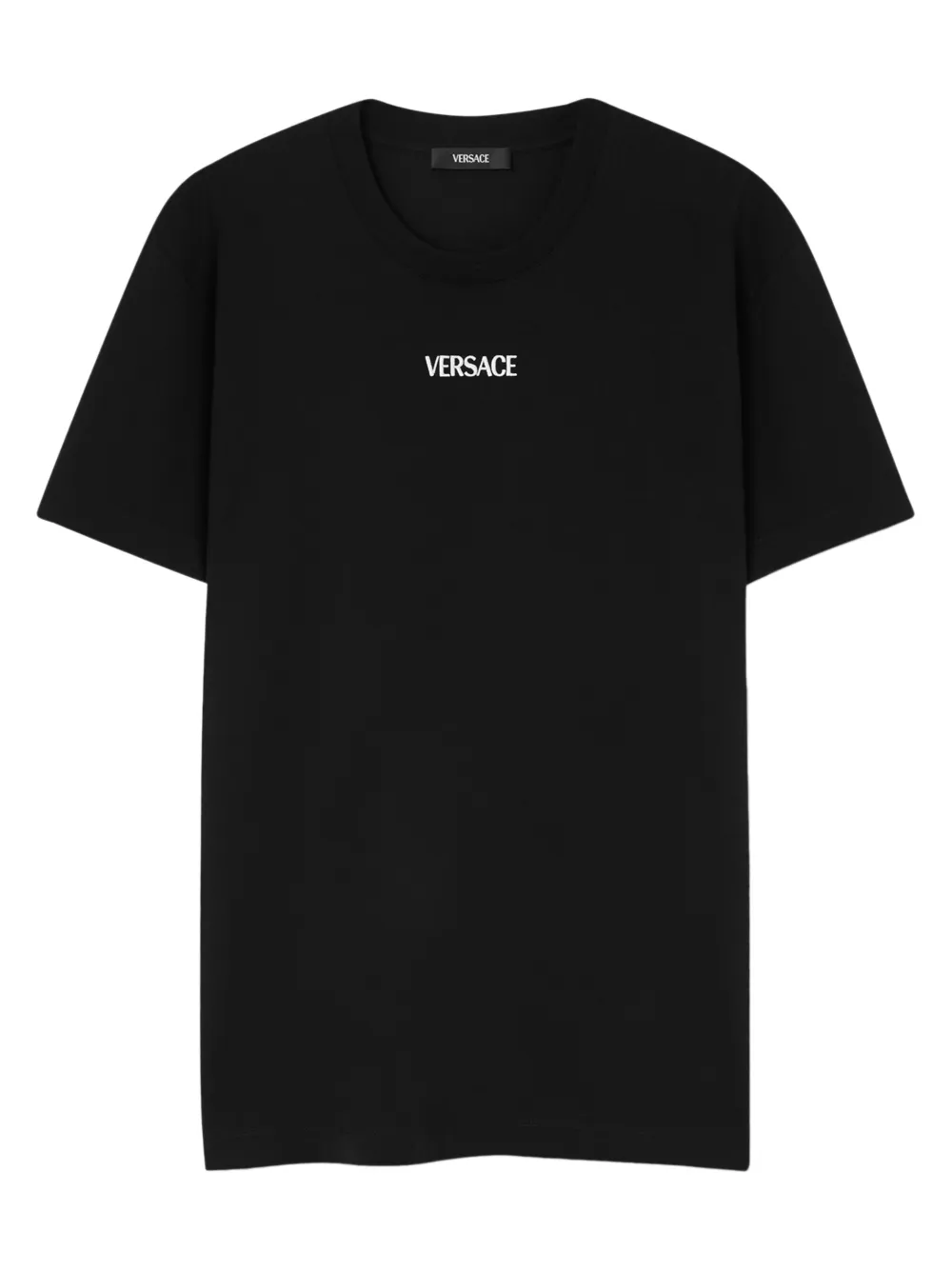 Футболка с вышитым логотипом Versace, черный
Футболка с вышитым логотипом Versace, черный