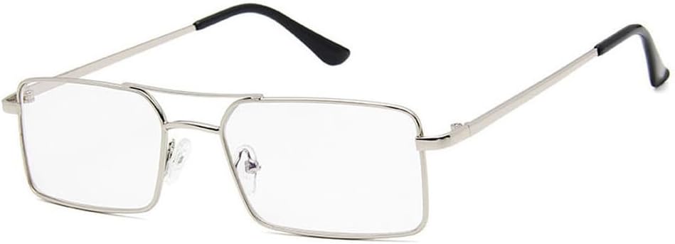 Винтажные прямоугольные солнцезащитные очки с двойной перемычкой для женщин, металлическая оправа, прозрачные линзы, мужские солнцезащитные очки UV400 HYYZZC, Silver Clear
Винтажные прямоугольные солнцезащитные очки с двойной перемычкой для женщин, металлическая оправа, прозрачные линзы, мужские солнцезащитные очки UV400 HYYZZC, Silver Clear