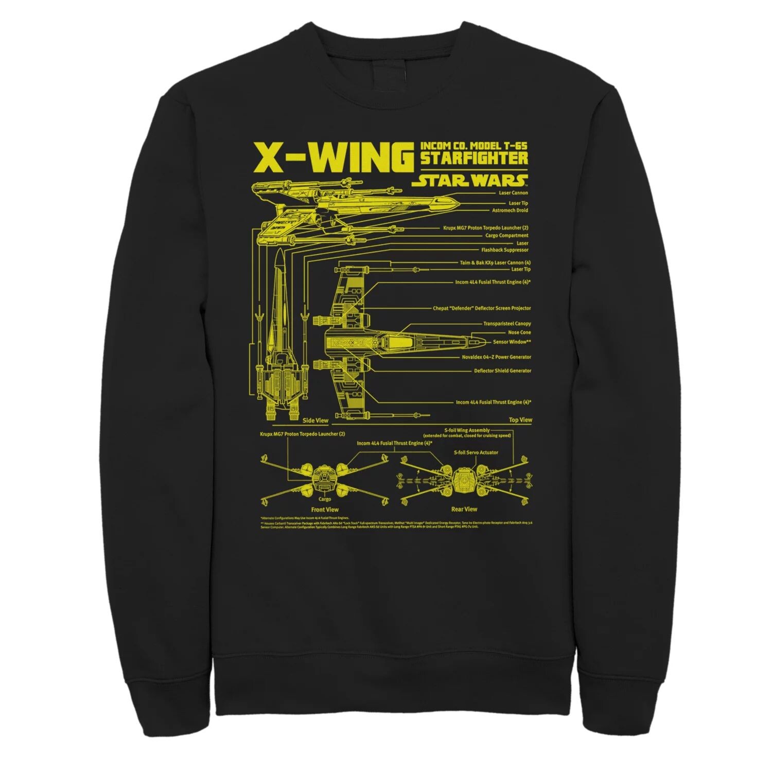 Мужской свитшот Star Wars X-Wing Schematics Licensed Character
Мужской свитшот Star Wars X-Wing Schematics Licensed Character