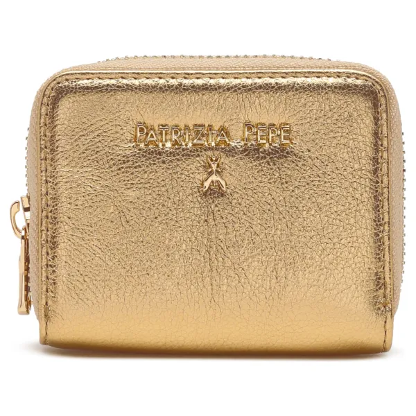 Кожаный кошелек Patrizia Pepe, золотой
Кожаный кошелек Patrizia Pepe, золотой