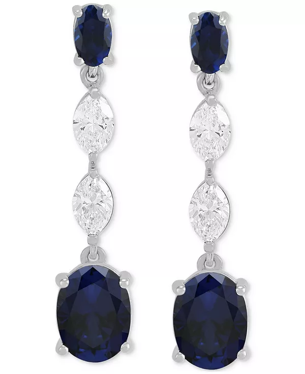 Серьги-Подвески с выращенными в лаборатории изумрудами (2-3/4 карата) и бриллиантами (3/4 карата) из 14-каратного золота (также с выращенными в лаборатории рубинами и сапфирами) Grown With Love, sapphire
Серьги-Подвески с выращенными в лаборатории изумрудами (2-3/4 карата) и бриллиантами (3/4 карата) из 14-каратного золота (также с выращенными в лаборатории рубинами и сапфирами) Grown With Love, sapphire