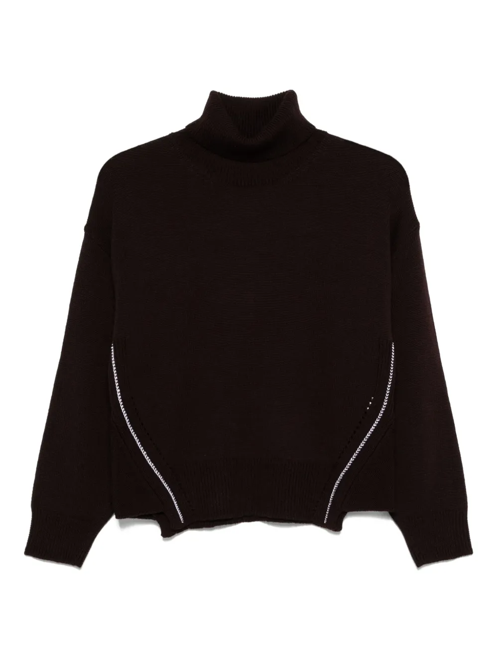 Свитер с высоким воротником ALPHA STUDIO, коричневый
Свитер с высоким воротником ALPHA STUDIO, коричневый