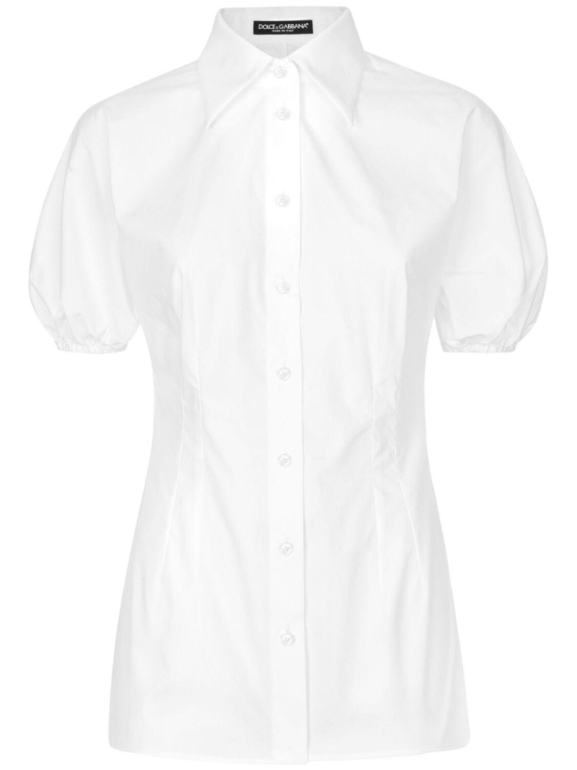Dolce & Gabbana рубашка с короткими объемными рукавами, белый
Dolce & Gabbana рубашка с короткими объемными рукавами, белый