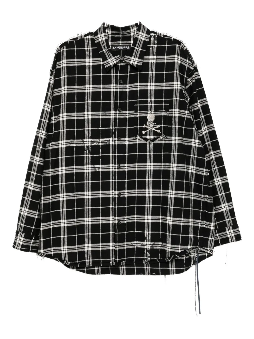 Рубашка с вышитым логотипом Mastermind World, черный
Рубашка с вышитым логотипом Mastermind World, черный