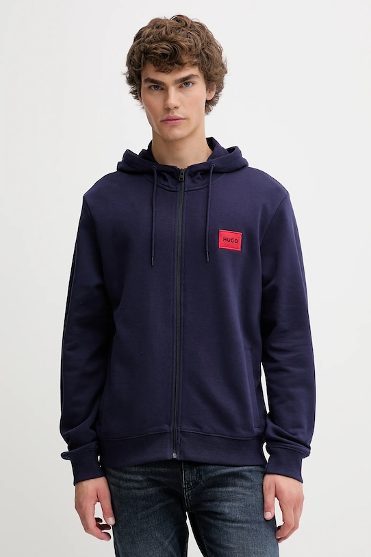 Хлопковая толстовка Hugo, темно-синий
Хлопковая толстовка Hugo, темно-синий
