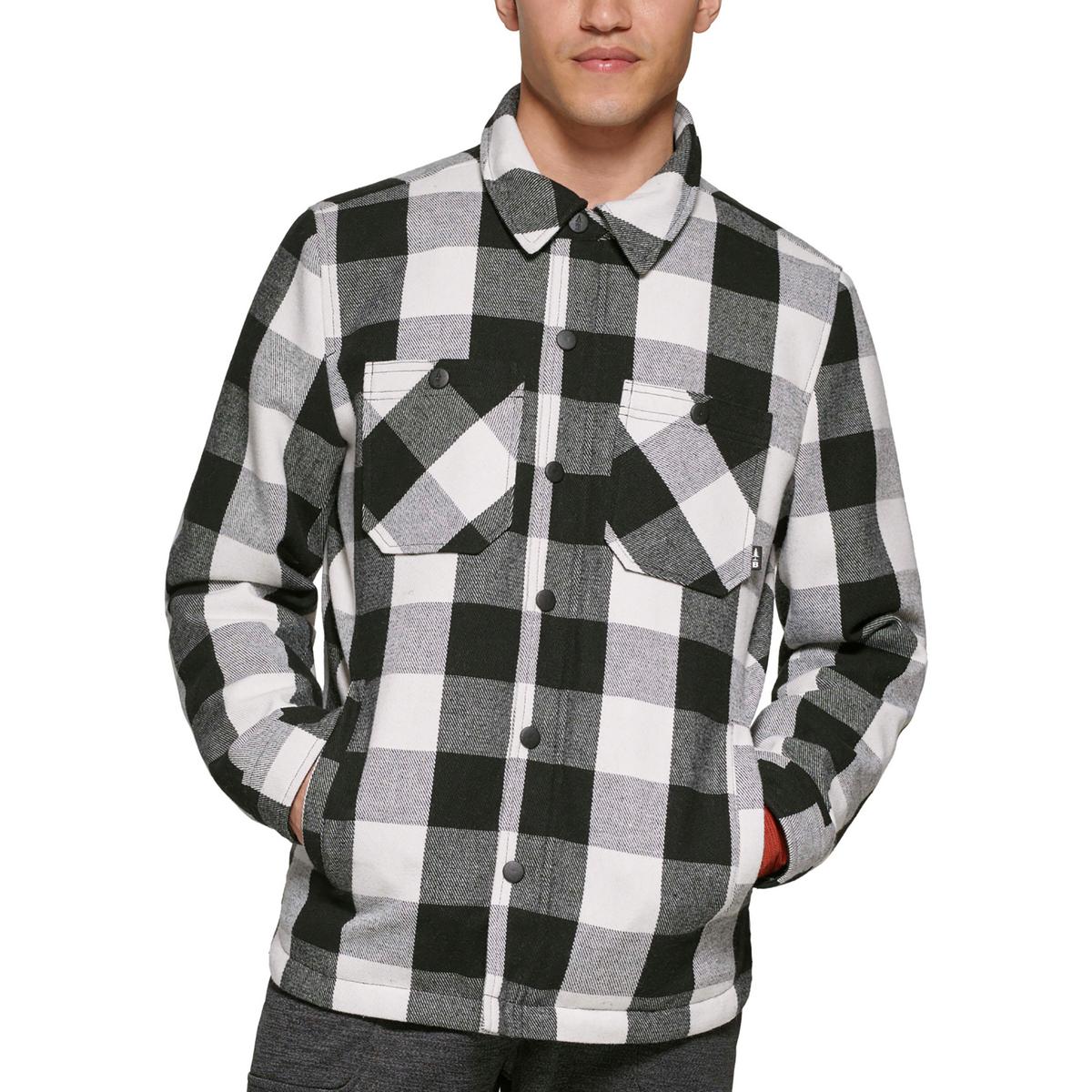 Мужская клетчатая полиэстеровая рубашка-куртка BASS OUTDOOR, цвет black/white plaid
Мужская клетчатая полиэстеровая рубашка-куртка BASS OUTDOOR, цвет black/white plaid