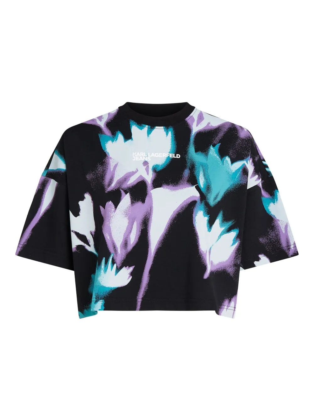 Футболка с цветочным принтом Karl Lagerfeld Jeans, черный
Футболка с цветочным принтом Karl Lagerfeld Jeans, черный