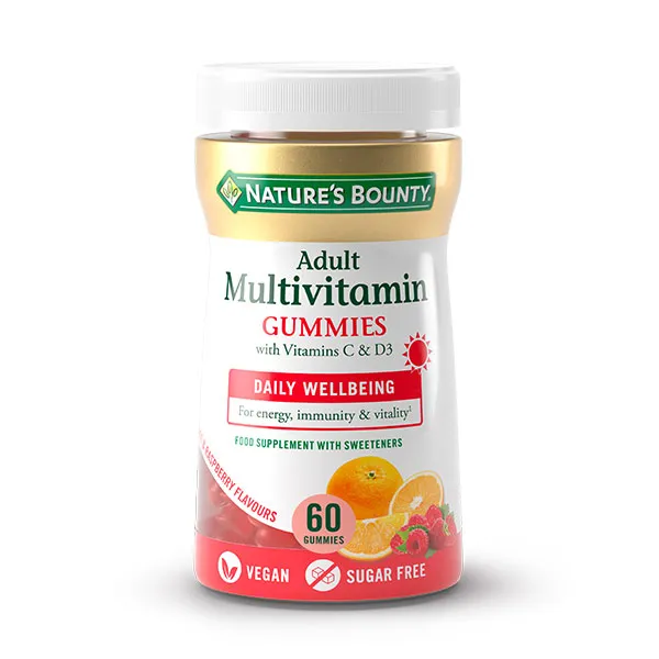 Биологически активная добавка Multivitamínico Adultos Vitamina C Y D3 Gummies Nature'S Bounty, 60 UD
Биологически активная добавка Multivitamínico Adultos Vitamina C Y D3 Gummies Nature'S Bounty, 60 UD