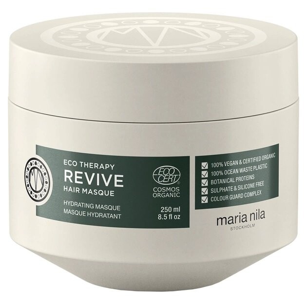 Maria Nila, Eco Therapy Revive Mask, Увлажняющая маска для волос, 250мл
Maria Nila, Eco Therapy Revive Mask, Увлажняющая маска для волос, 250мл