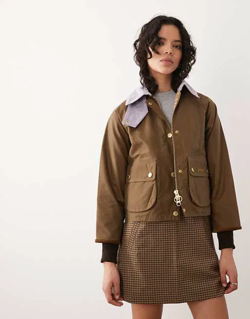 Коричневая укороченная вощеная куртка Barbour Beadnell
Коричневая укороченная вощеная куртка Barbour Beadnell