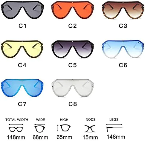 Солнцезащитные очки большого размера 2027 года для женщин, винтажные солнцезащитные очки с заклепками, большая оправа, женские солнцезащитные очки MTZJH, 6
Солнцезащитные очки большого размера 2027 года для женщин, винтажные солнцезащитные очки с заклепками, большая оправа, женские солнцезащитные очки MTZJH, 6