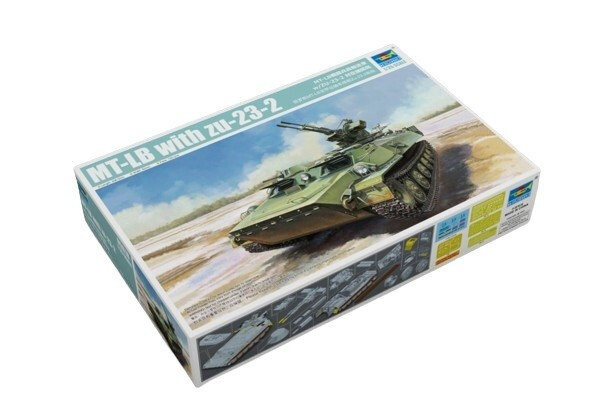 Пластиковая модель МТ-ЛБ с ЗУ-23-2 1/35 TRUMPETER
Пластиковая модель МТ-ЛБ с ЗУ-23-2 1/35 TRUMPETER