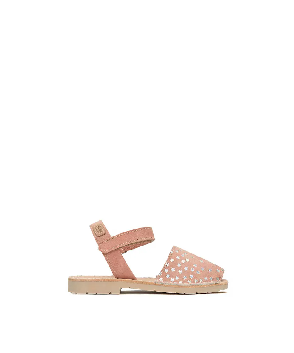 Кожаные сандалии Menorcan для девочки со звездами CASTELL MENORCA, розовый
Кожаные сандалии Menorcan для девочки со звездами CASTELL MENORCA, розовый