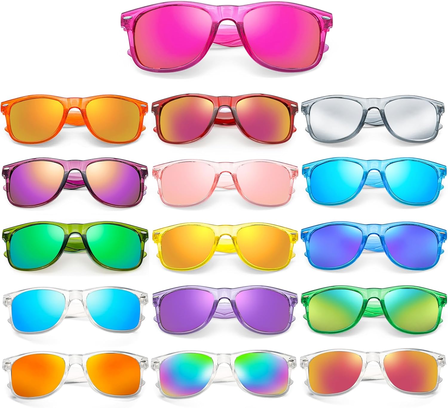 Солнцезащитные очки Matcheck, 8/16 штук, неоновые цвета, оптовая продажа, сувениры для вечеринок, ретро-классические очки, для дня рождения, бассейна, унисекс, для взрослых, 16 Color Transparent Frame/Mirrored Lens
Солнцезащитные очки Matcheck, 8/16 штук, неоновые цвета, оптовая продажа, сувениры для вечеринок, ретро-классические очки, для дня рождения, бассейна, унисекс, для взрослых, 16 Color Transparent Frame/Mirrored Lens