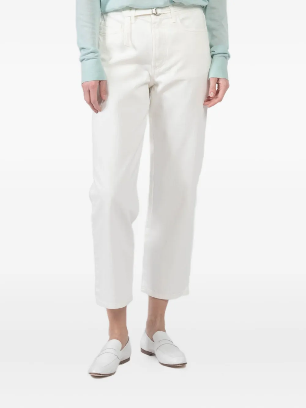 Укороченные брюки с поясом Xirena, белый
Укороченные брюки с поясом Xirena, белый